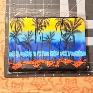 Palm Tree Makeup Bag NWT